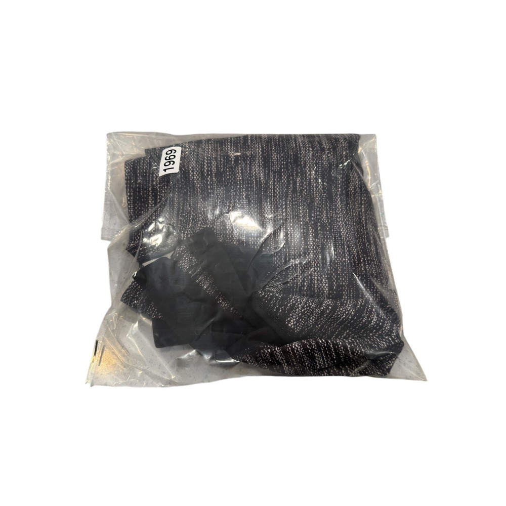 Lululemon Mens Space Dye Athletic Shorts Black White Medium 9 Inch Inseam - Picture 8 of 8